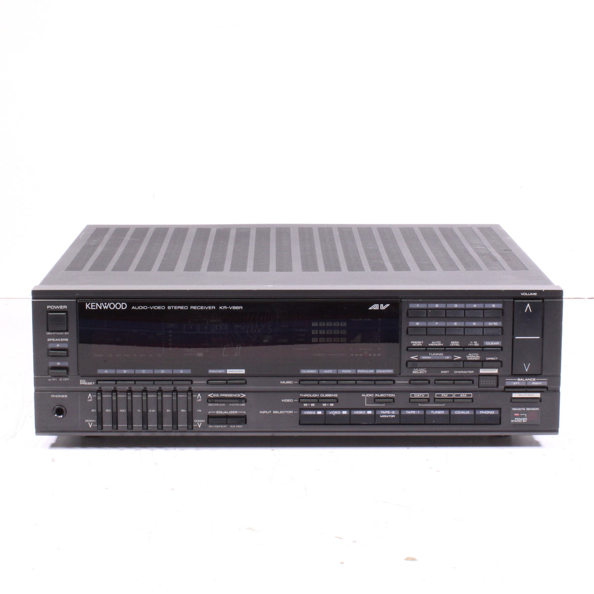 Kenwood KR-V86R Audio Video Stereo Receiver Dolby Pro Logic (1987