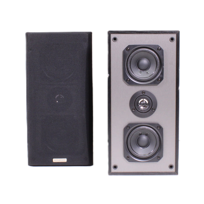 Kenwood KS-706HT Bookshelf Surround Front Speaker Pair (2002)-Speakers-SpenCertified-vintage-refurbished-electronics