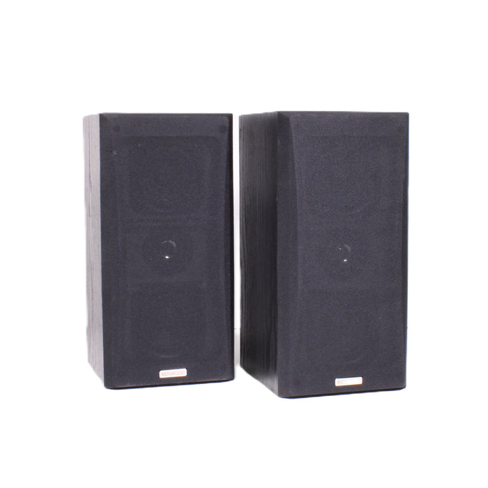 Kenwood KS-706HT Bookshelf Surround Front Speaker Pair (2002)-Speakers-SpenCertified-vintage-refurbished-electronics