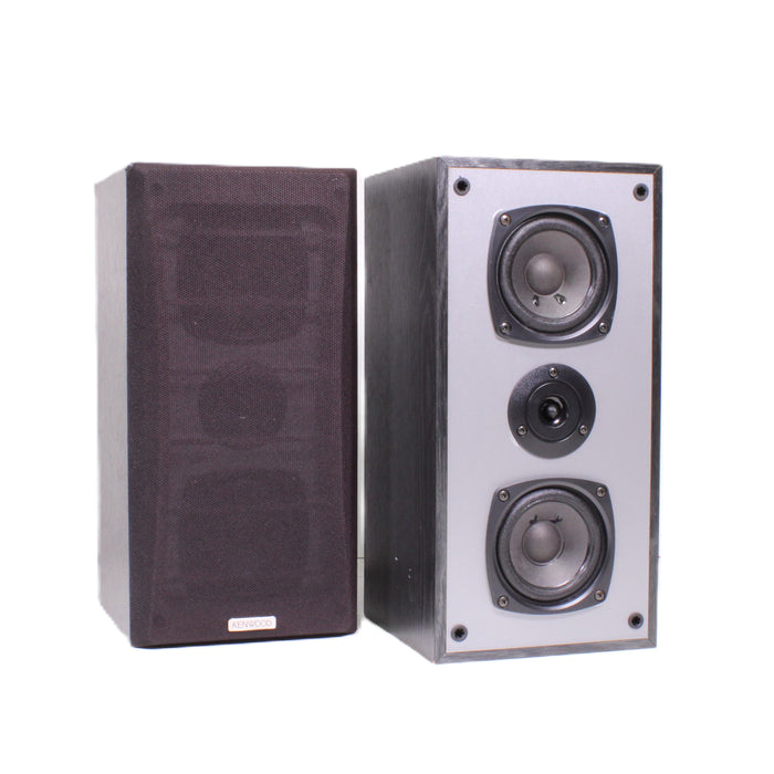 Kenwood KS-707 Bookshelf Speakers 3-Way Vintage Stereo Speaker Pair-Speakers-SpenCertified-vintage-refurbished-electronics
