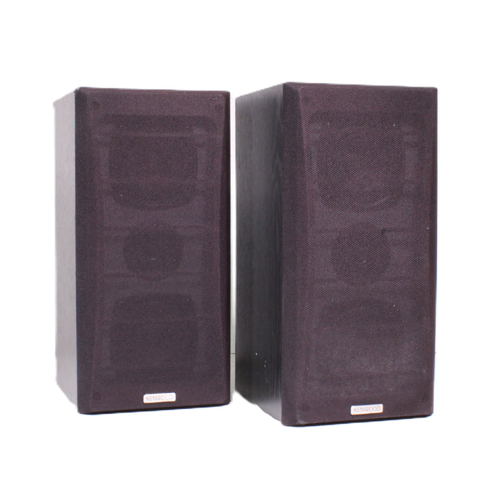 Kenwood KS-707 Bookshelf Speakers 3-Way Vintage Stereo Speaker Pair-Speakers-SpenCertified-vintage-refurbished-electronics