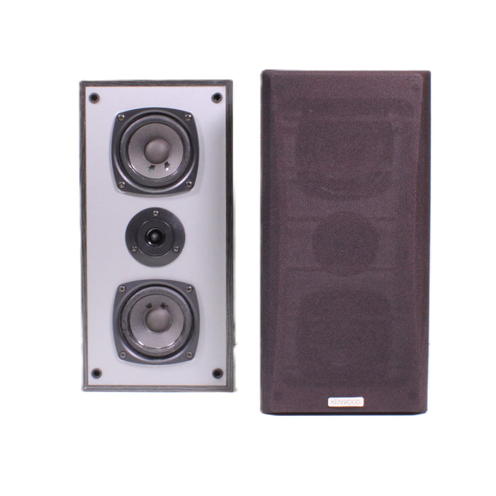 Kenwood KS-707 Bookshelf Speakers 3-Way Vintage Stereo Speaker Pair-Speakers-SpenCertified-vintage-refurbished-electronics