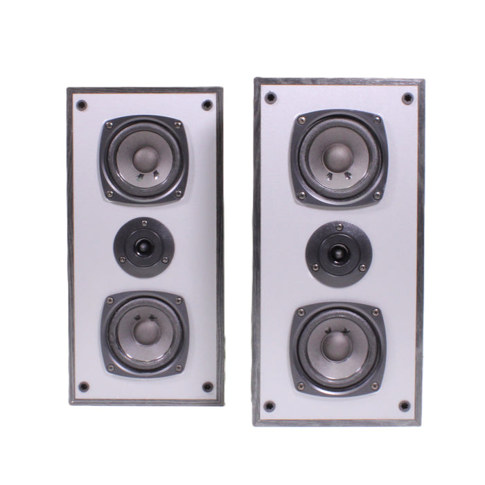 Kenwood KS-707 Bookshelf Speakers 3-Way Vintage Stereo Speaker Pair-Speakers-SpenCertified-vintage-refurbished-electronics