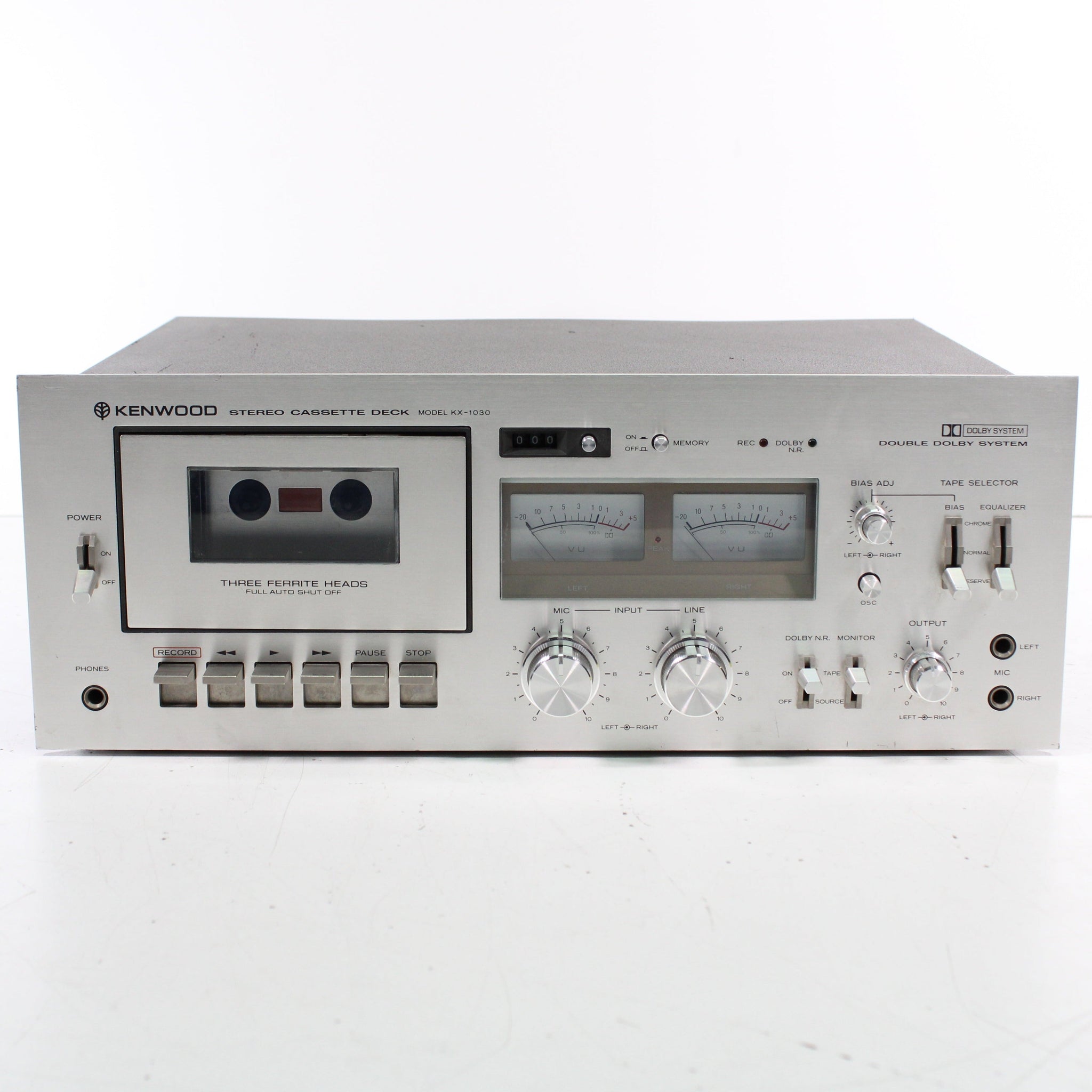 Kenwood KX1030 Stereo Cassette Deck Double Dolby System (1978)