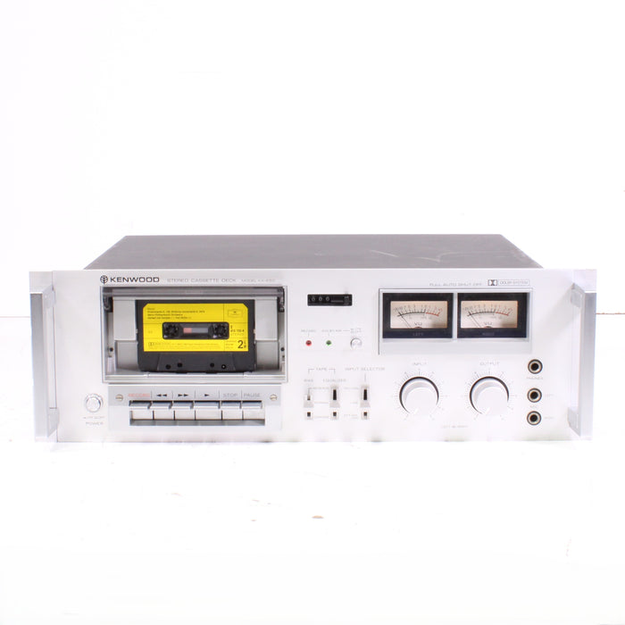 Kenwood KX-650 Stereo Cassette Deck Silver Face Dolby B/C Metal Tape (1980)-Cassette Players & Recorders-SpenCertified-vintage-refurbished-electronics