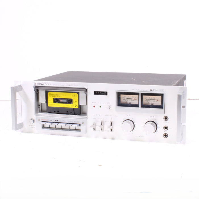 Kenwood KX-650 Stereo Cassette Deck Silver Face Dolby B/C Metal Tape (1980)-Cassette Players & Recorders-SpenCertified-vintage-refurbished-electronics