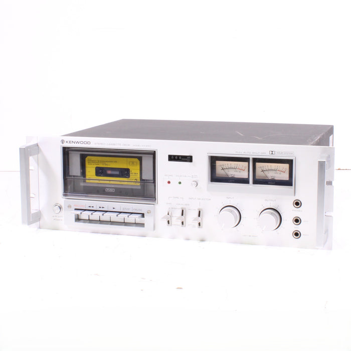 Kenwood KX-650 Stereo Cassette Deck Silver Face Dolby B/C Metal Tape (1980)-Cassette Players & Recorders-SpenCertified-vintage-refurbished-electronics