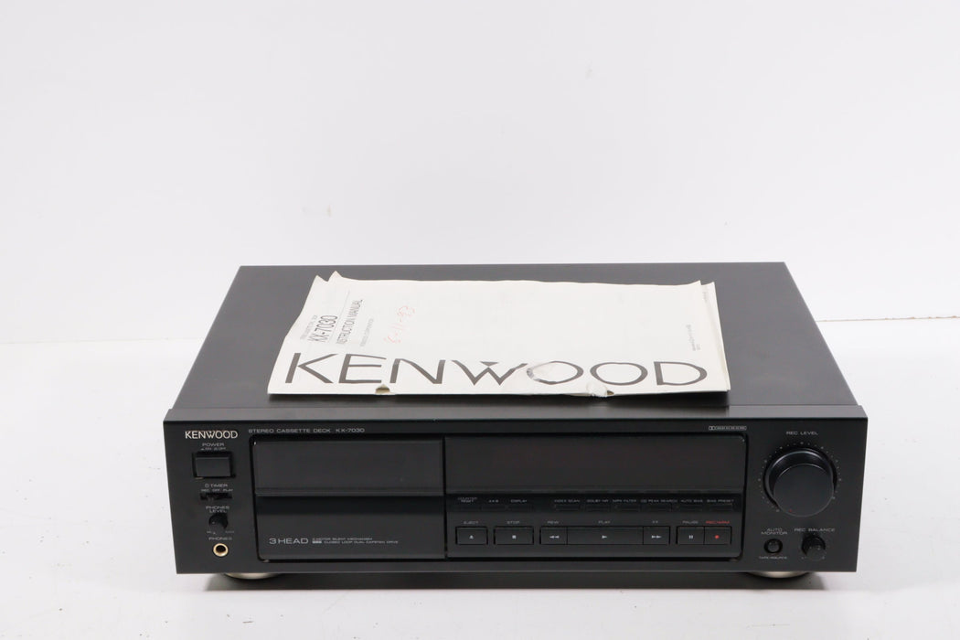 Kenwood KX-7030 Stereo Cassette Deck-Cassette Players & Recorders-SpenCertified-vintage-refurbished-electronics