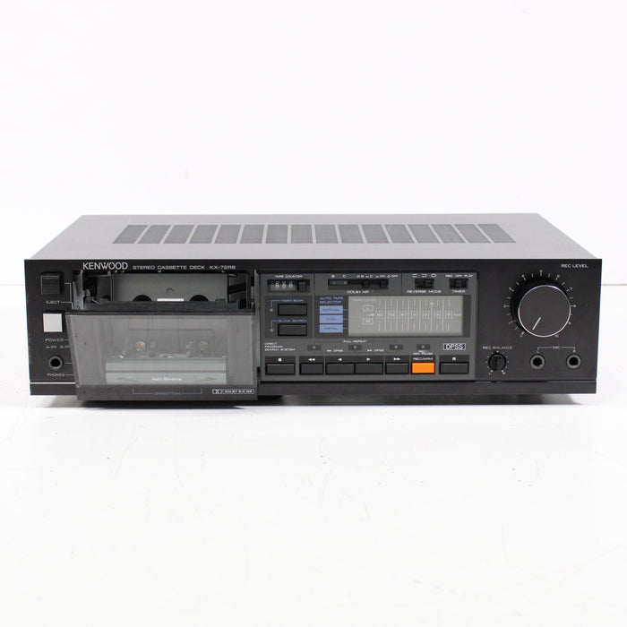 Kenwood KX-72RB Stereo Cassette Deck Auto Reverse (1984) (AS IS)-Cassette Players & Recorders-SpenCertified-vintage-refurbished-electronics