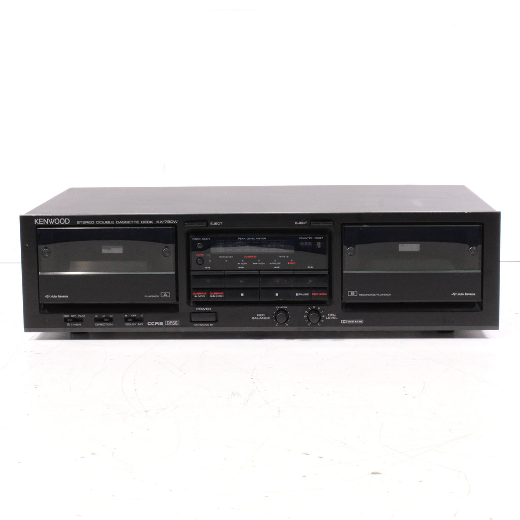 Kenwood KX-79CW Stereo Double Cassette Deck with Auto Reverse