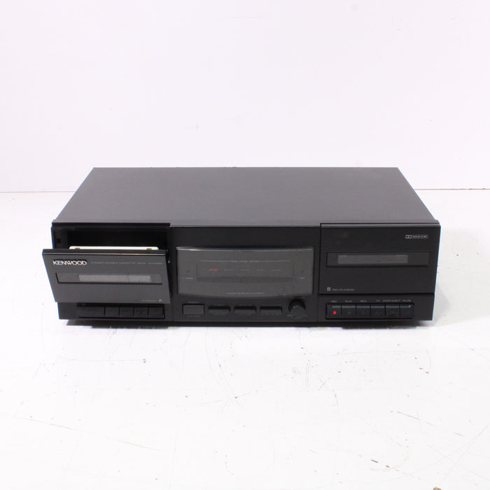Kenwood KX-W597 Double Cassette Deck Dolby B/C HX Pro Auto-Reverse (1997)-Cassette Players & Recorders-SpenCertified-vintage-refurbished-electronics