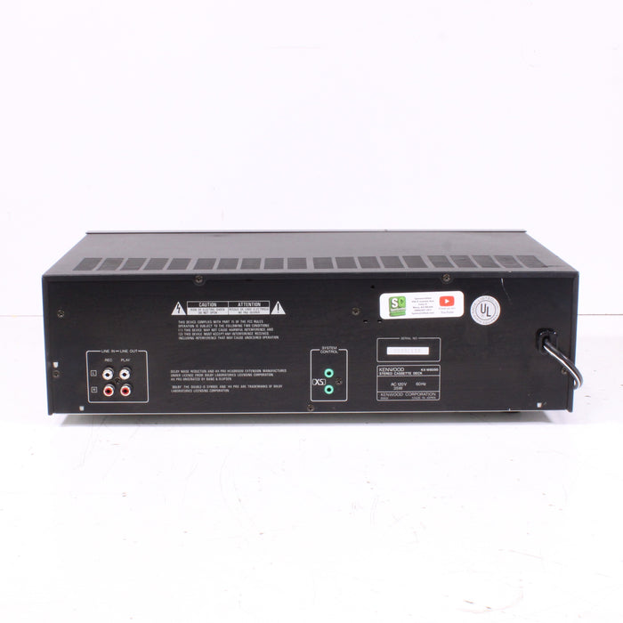 Kenwood KX-W8050 Double Cassette Deck Auto Reverse (1993)-Cassette Players & Recorders-SpenCertified-vintage-refurbished-electronics