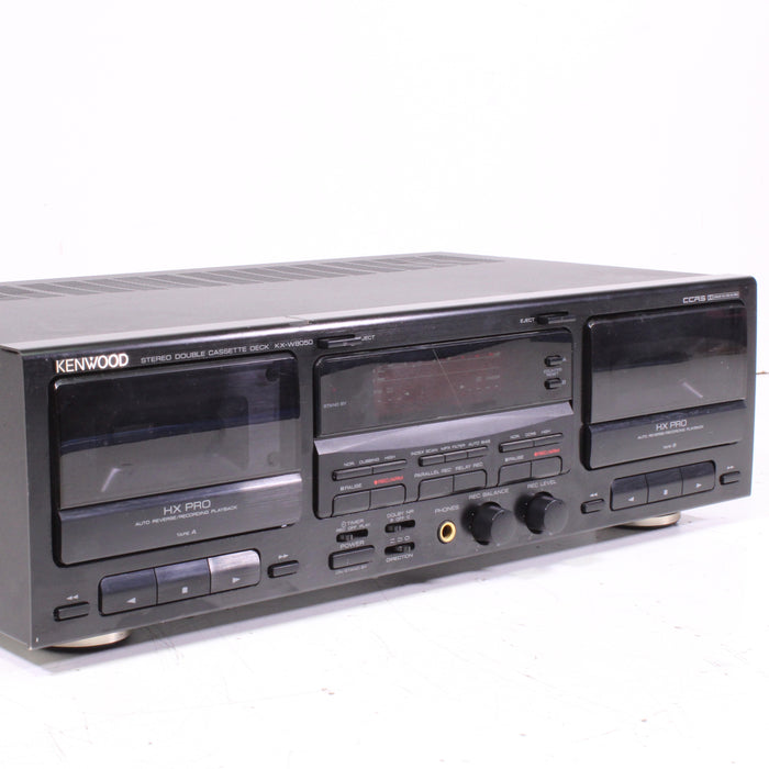 Kenwood KX-W8050 Double Cassette Deck Auto Reverse (1993)-Cassette Players & Recorders-SpenCertified-vintage-refurbished-electronics