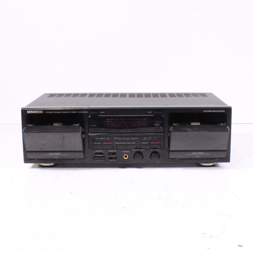 Kenwood KX-W8050 Double Cassette Deck Auto Reverse (1993)-Cassette Players & Recorders-SpenCertified-vintage-refurbished-electronics