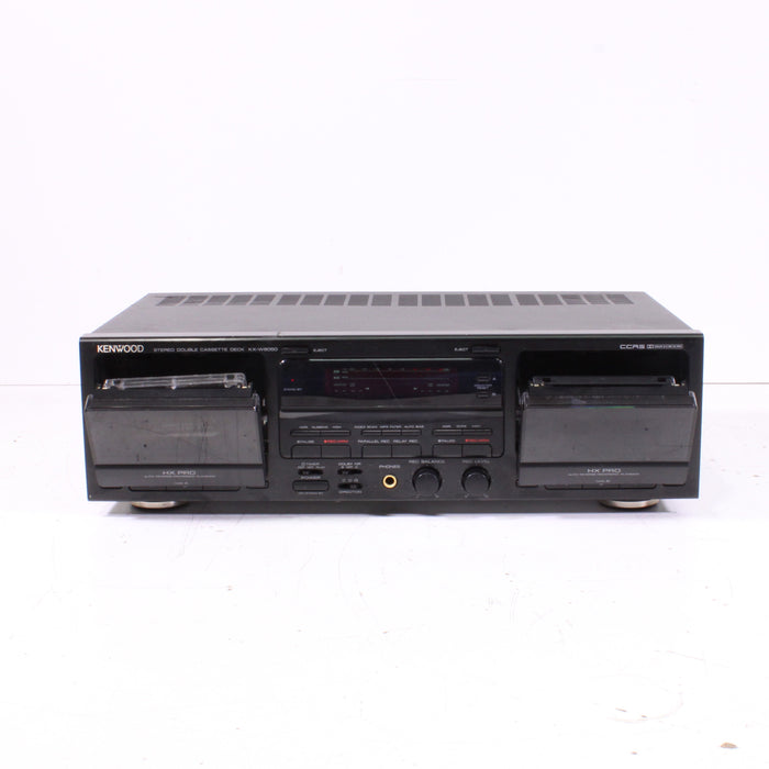 Kenwood KX-W8050 Double Cassette Deck Auto Reverse (1993)-Cassette Players & Recorders-SpenCertified-vintage-refurbished-electronics