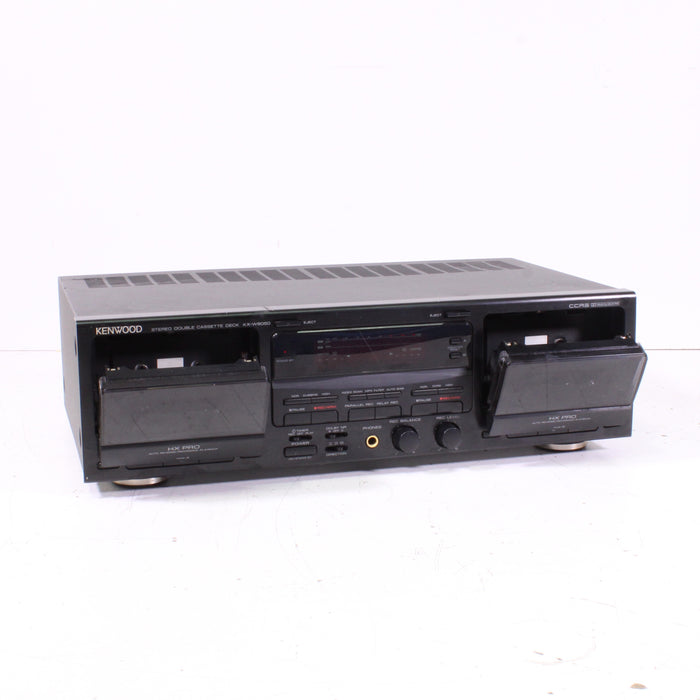 Kenwood KX-W8050 Double Cassette Deck Auto Reverse (1993)-Cassette Players & Recorders-SpenCertified-vintage-refurbished-electronics