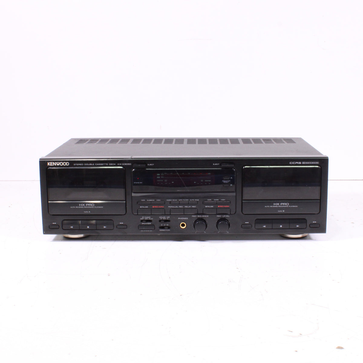 Kenwood KX-W8050 Double Cassette Deck Auto Reverse (1993