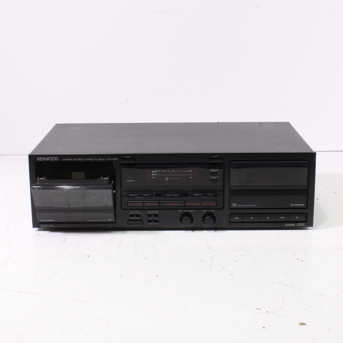 Kenwood KX-W891 Double Cassette Deck Dolby B/C HX Pro Auto-Reverse