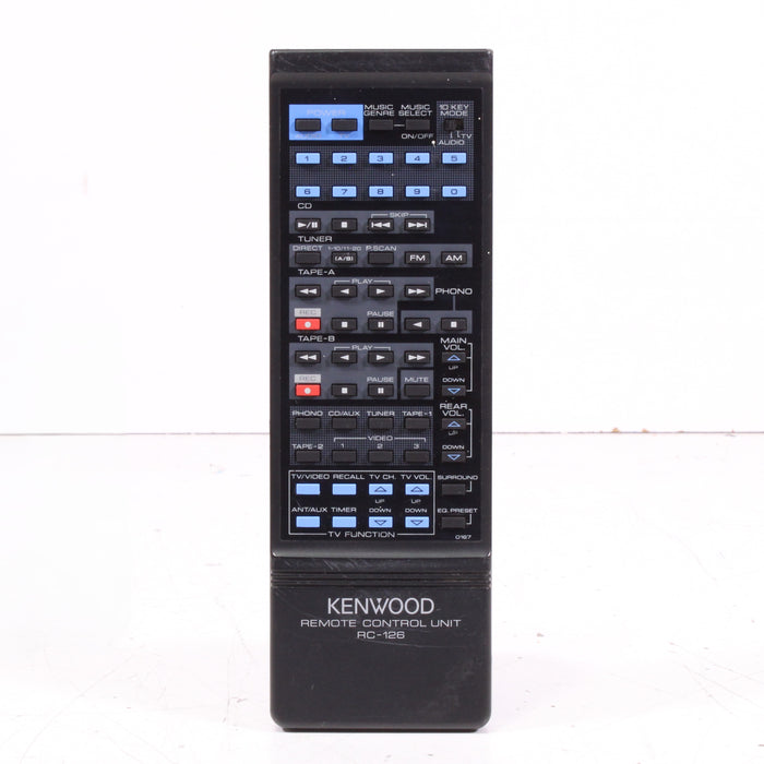 Kenwood RC-126 Remote Control for A/V Receiver KR-V126R-Remote Controls-SpenCertified-vintage-refurbished-electronics