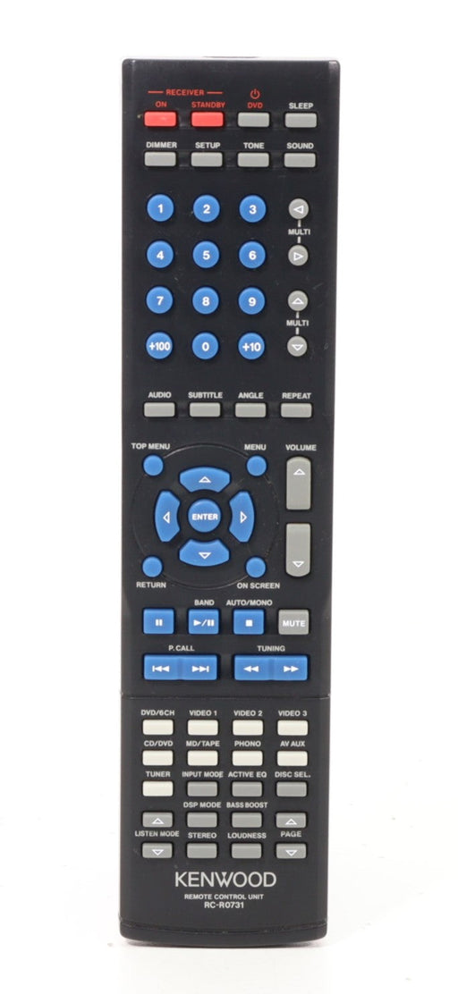 Kenwood RC-R0731 Remote Control for AV Receiver VR-9050 VR-9050-S-Remote Controls-SpenCertified-vintage-refurbished-electronics