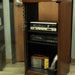 Kenwood SRC-711 Stereo/Media Cabinet Glass Door with Wheels (PICKUP ONLY)-shelving-SpenCertified-vintage-refurbished-electronics