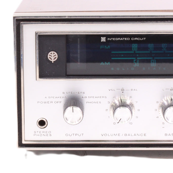 Kenwood TK-140X Solid-State AM/FM Stereo Receiver Phono Silver Face Walnut Cabinet-Audio & Video Receivers-SpenCertified-vintage-refurbished-electronics