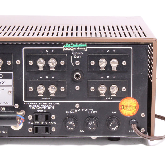 Kenwood TK-140X Solid-State AM/FM Stereo Receiver Phono Silver Face Walnut Cabinet-Audio & Video Receivers-SpenCertified-vintage-refurbished-electronics