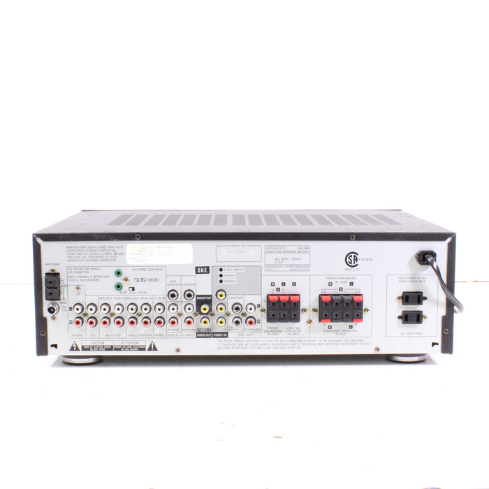 Kenwood VR-206 Audio Video Surround Receiver Dolby Digital DTS 5.1 Home Theater (1998)-Audio & Video Receivers-SpenCertified-vintage-refurbished-electronics