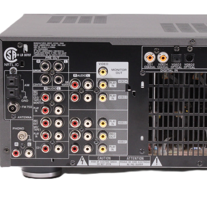 Kenwood VR-2080 5.1-Channel AV Surround Receiver DTS Dolby Digital Phono (ORIGINAL BOX)-Audio Receivers-SpenCertified-vintage-refurbished-electronics