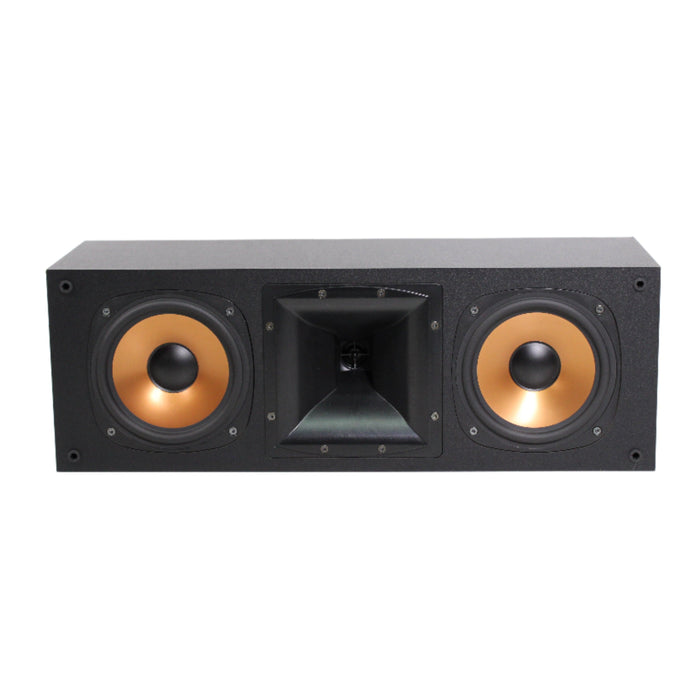 Klipsch 3.1 Channel Speaker Set (Bookshelf Pair, Center, Subwoofer)-Speakers-SpenCertified-vintage-refurbished-electronics