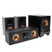 Klipsch 3.1 Channel Speaker Set (Bookshelf Pair, Center, Subwoofer)-Speakers-SpenCertified-vintage-refurbished-electronics