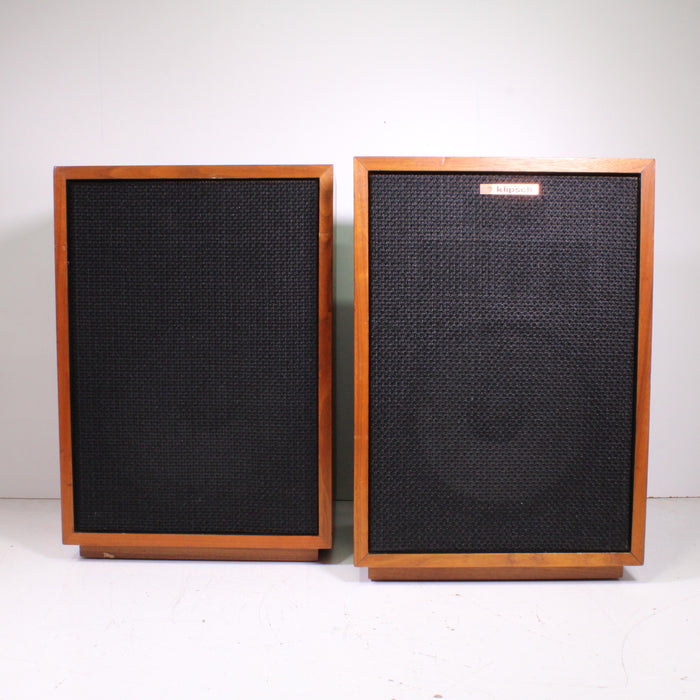 Klipsch Heresy I HIGH-QUALITY Vintage 3-Way Horn-Loaded Speaker Pair (1980)-Speakers-SpenCertified-vintage-refurbished-electronics