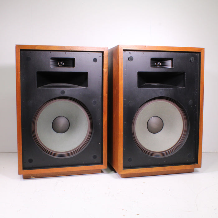 Klipsch Heresy I HIGH-QUALITY Vintage 3-Way Horn-Loaded Speaker Pair (1980)-Speakers-SpenCertified-vintage-refurbished-electronics