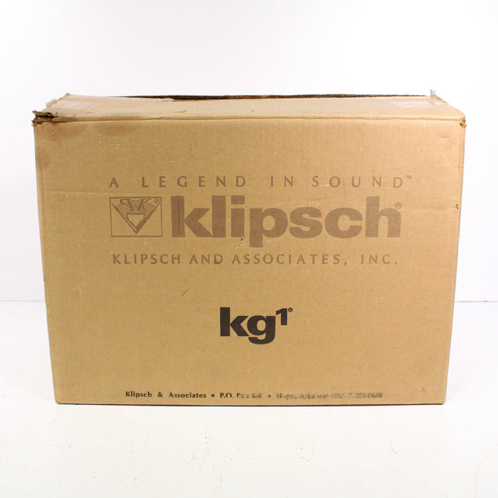 Klipsch KG 1 Bookshelf Speaker Pair with Original Box-Speakers-SpenCertified-vintage-refurbished-electronics