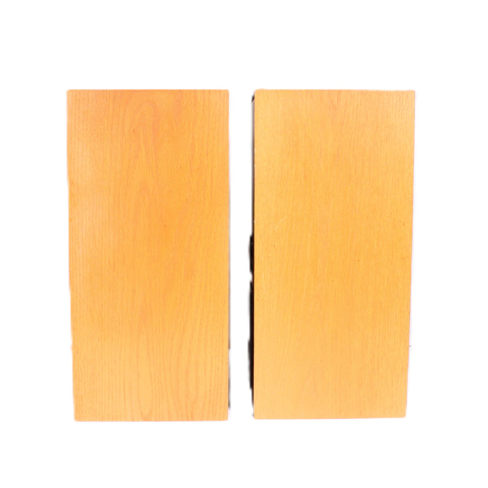 Klipsch KG2.5 Light Oak Bookshelf Speakers Horn Tweeters 8" Woofers-Speakers-SpenCertified-vintage-refurbished-electronics