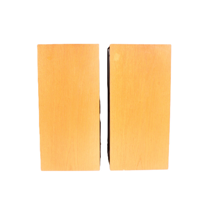 Klipsch KG2.5 Light Oak Bookshelf Speakers Horn Tweeters 8" Woofers-Speakers-SpenCertified-vintage-refurbished-electronics