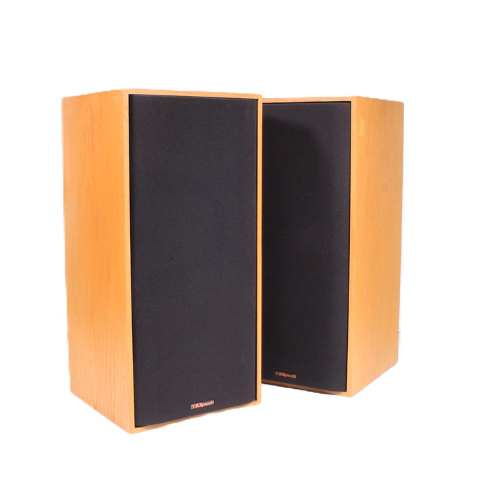 Klipsch KG2.5 Light Oak Bookshelf Speakers Horn Tweeters 8" Woofers-Speakers-SpenCertified-vintage-refurbished-electronics