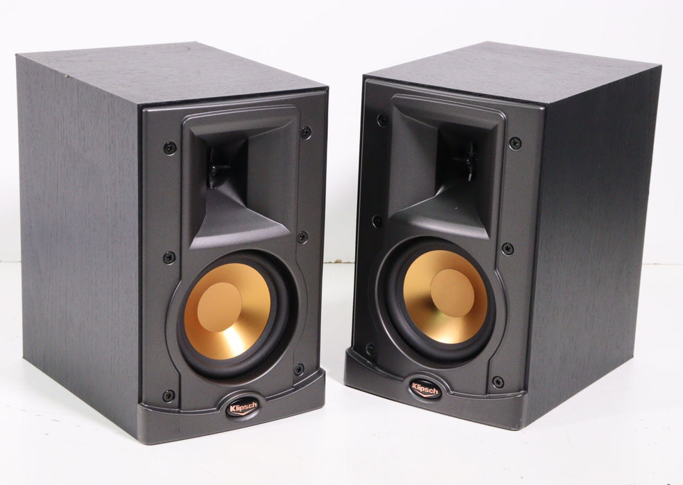 Klipsch RB-10 Black Bookshelf Speaker Pair-Speakers-SpenCertified-vintage-refurbished-electronics