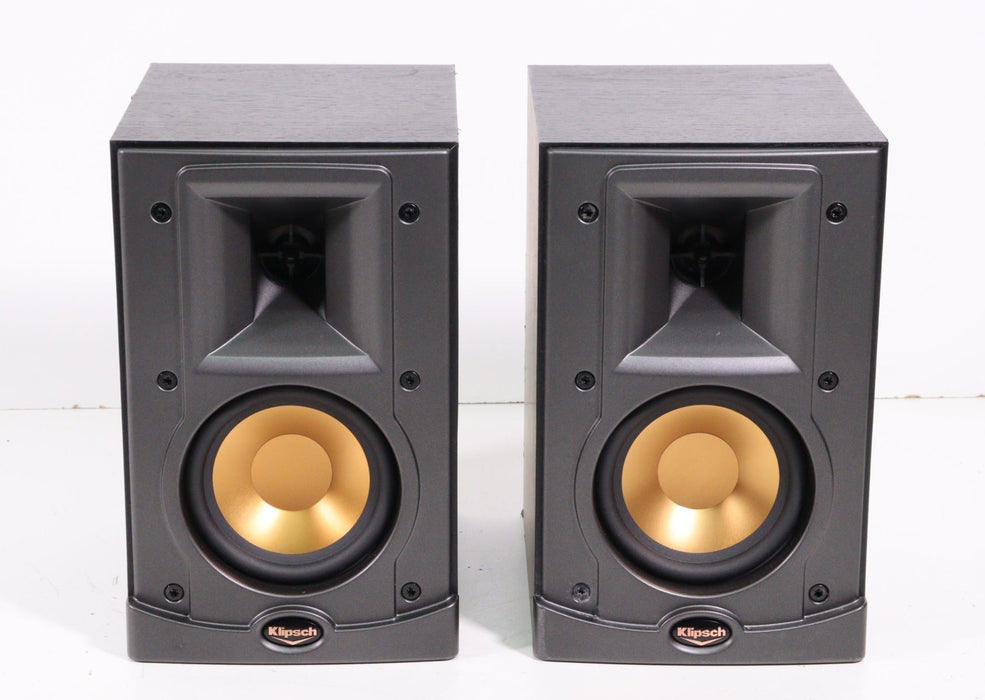 Klipsch RB-10 Black Bookshelf Speaker Pair-Speakers-SpenCertified-vintage-refurbished-electronics