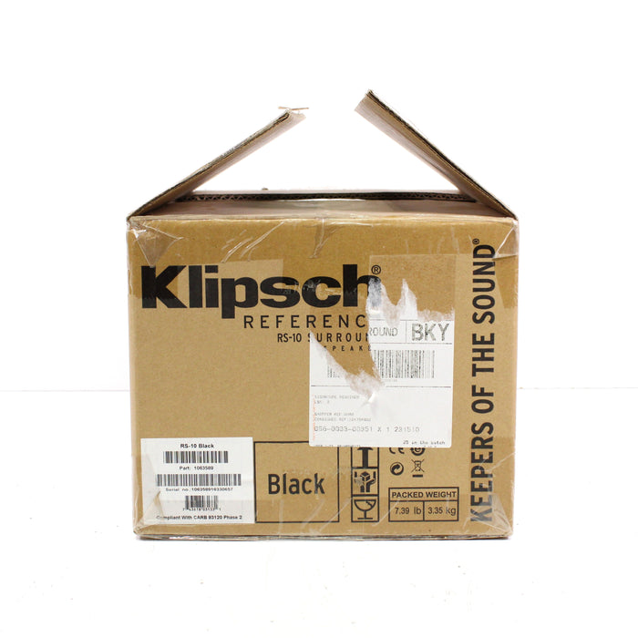 Klipsch RS-10 Reference Series Surround Speaker Pair with Original Box-Speakers-SpenCertified-vintage-refurbished-electronics