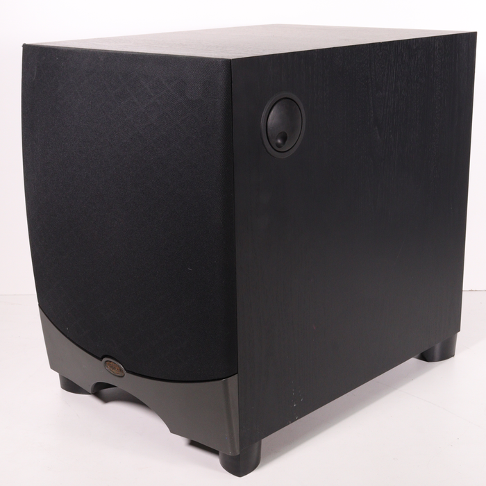 Klipsch RW 12 Black Wooden black Powered Subwoofer-Speakers-SpenCertified-vintage-refurbished-electronics