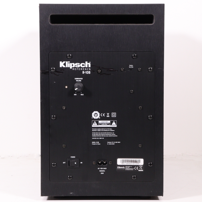 Klipsch Reference R-10B Powered Subwoofer And Soundbar (No Power Cord)-Speakers-SpenCertified-vintage-refurbished-electronics