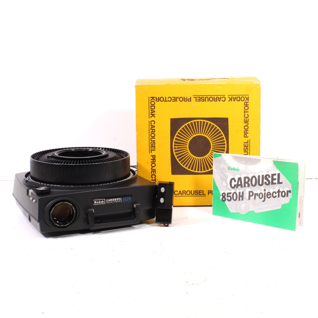 Kodak 850H Carousel Slide Projector Auto-Focus with Slide Tray and