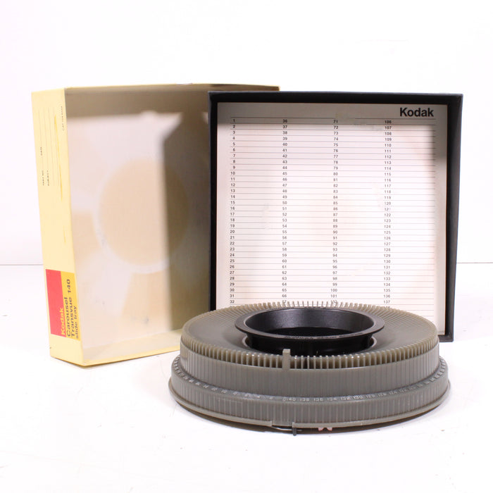 Kodak Carousel 140 Slide Tray in Original Box for Kodak Projector (Black or Gray)-Slide Tray-SpenCertified-Gray-vintage-refurbished-electronics