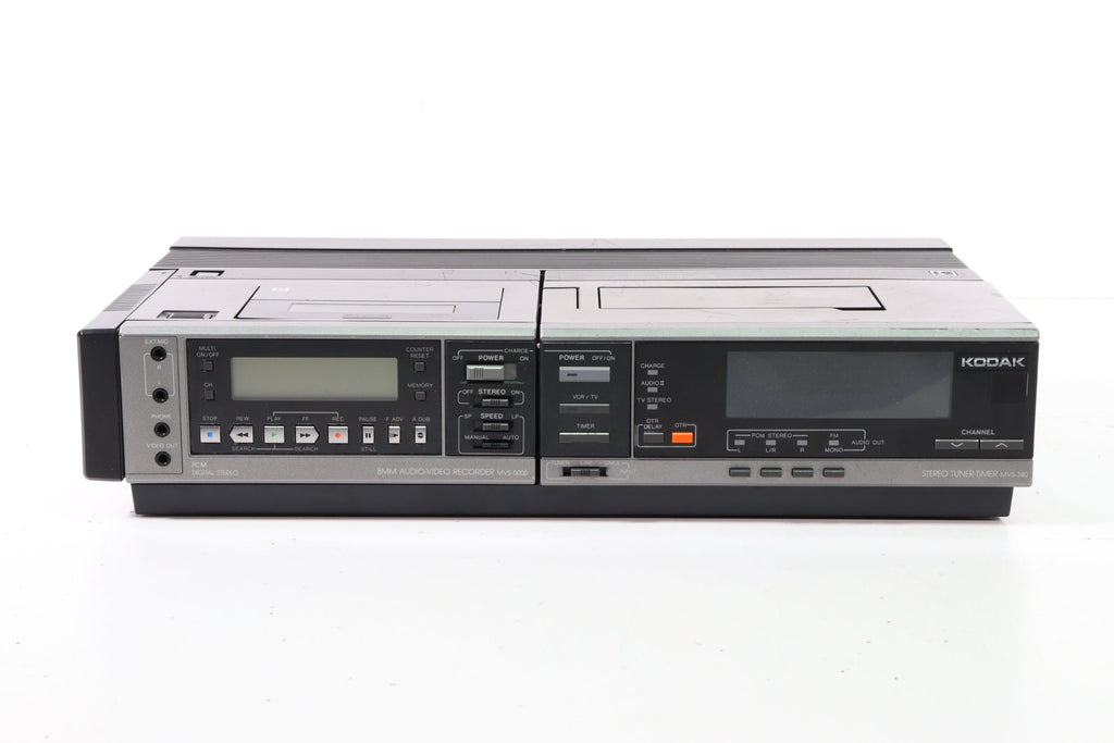 Kodak MVS-5000 8MM AV Recorder and MVS-380 Stereo Tuner Timer (2