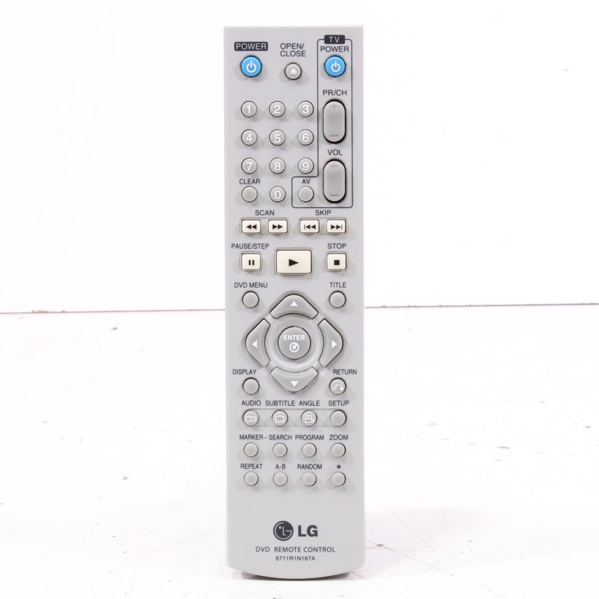 LG 6711R1N167A Remote Control for DVD Player LDA-511 — SpenCertified