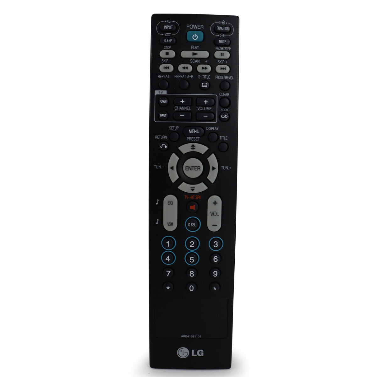 LG AKB41681101 Remote Control for DVD Home Theater System LHT874 ...