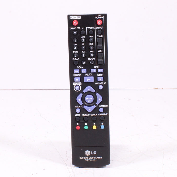 LG AKB73215304 Remote Control for Blu-Ray Player BD630-Remote Controls-SpenCertified-vintage-refurbished-electronics