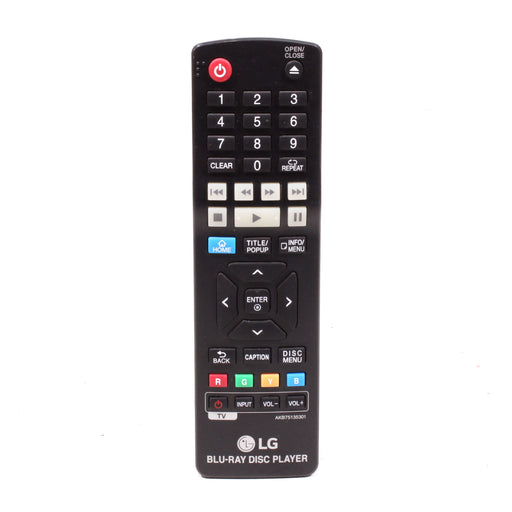 LG AKB75135301 Remote Control for Blu-Ray Player-Remote Controls-SpenCertified-vintage-refurbished-electronics