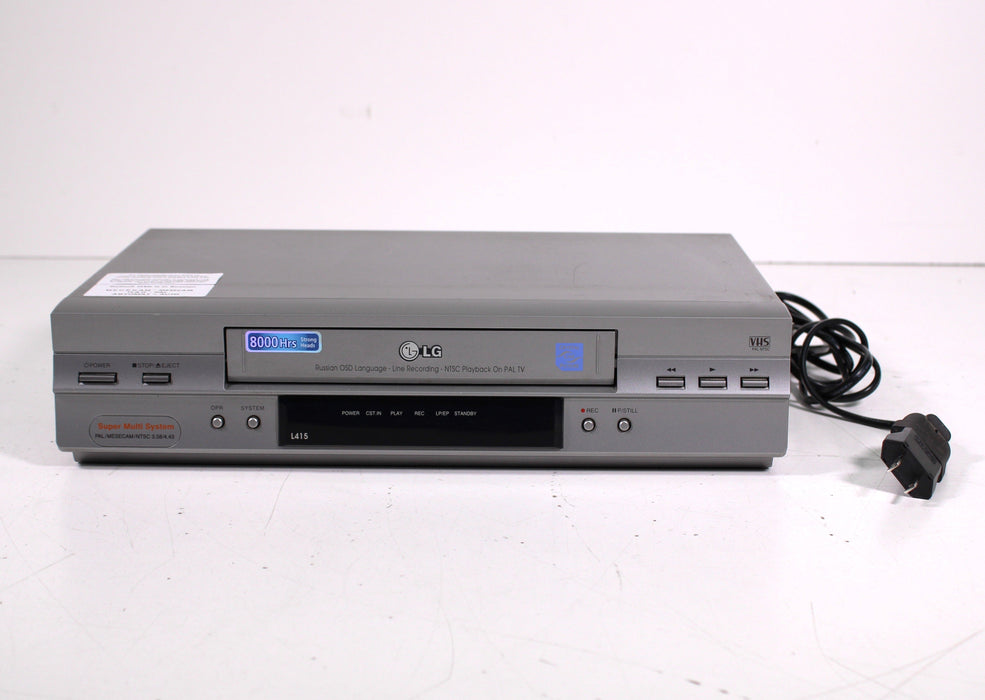 LG L415 Multi-System VCR Video Cassette Recorder with NTSC Playback on PAL TV-VCRs-SpenCertified-vintage-refurbished-electronics